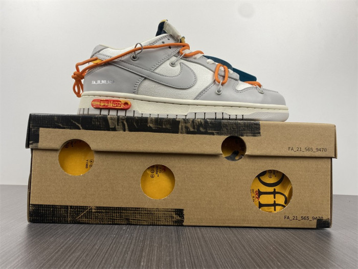 nike dunk low o-w lot 44 dm1602-104