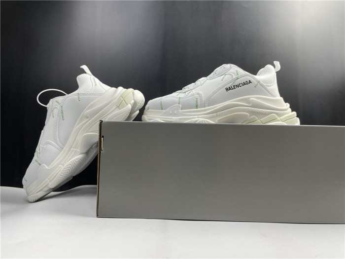 Ba*len*cia*ga sneaker triple.s.gomma white green 536737 w5fw6 1956