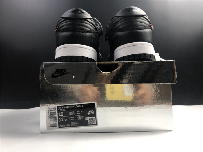 o-w x nike dunk low ct0856-002